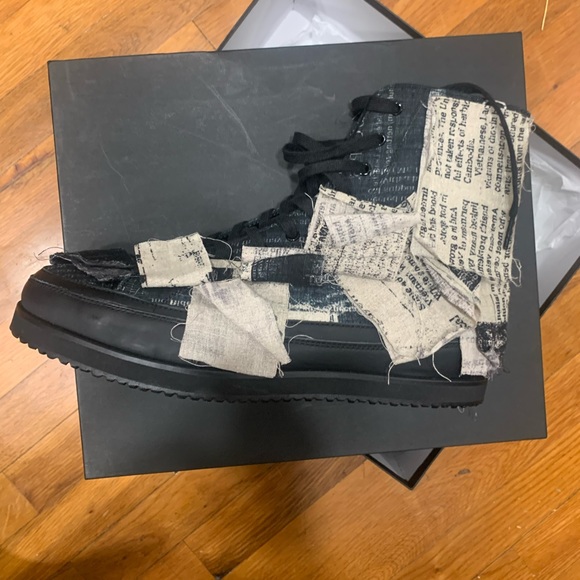 Nwot Yohji Yamamoto pour Homme newspaper print - Picture 2 of 10